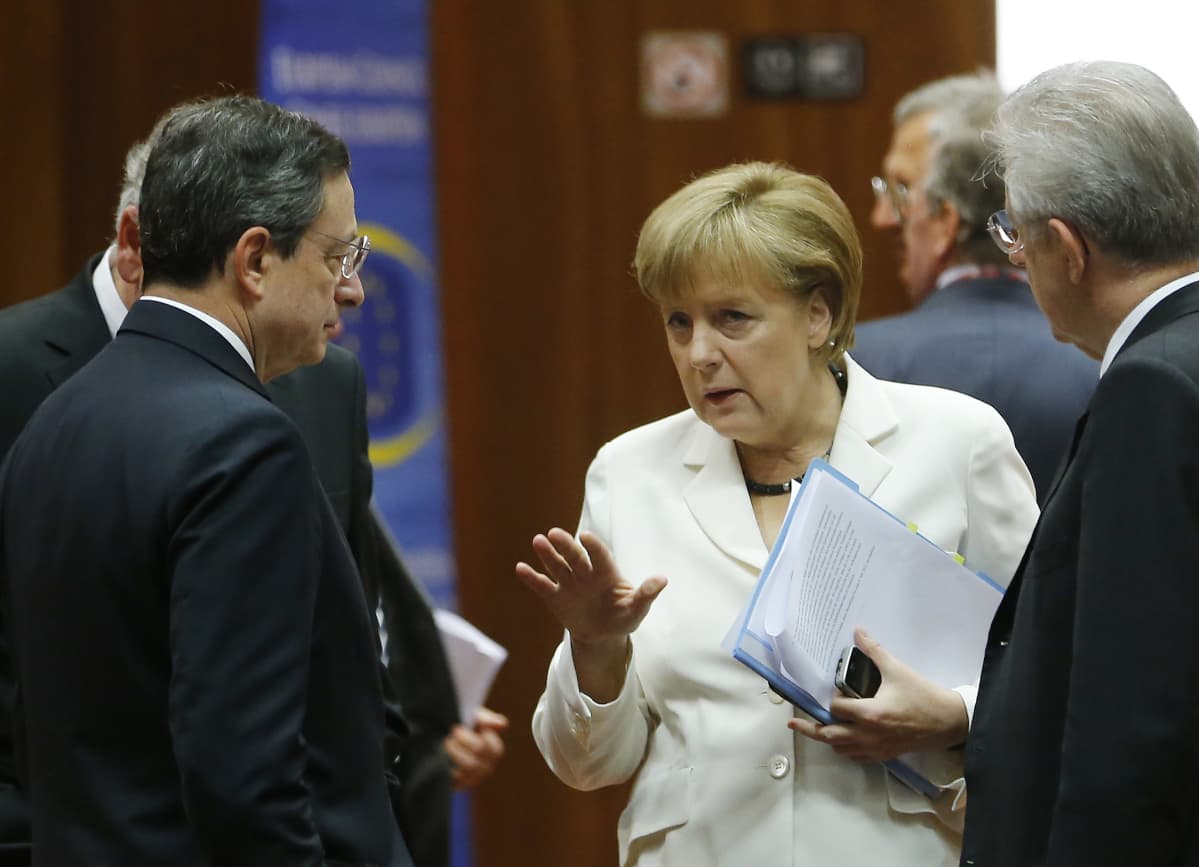 Merkel ja Draghi