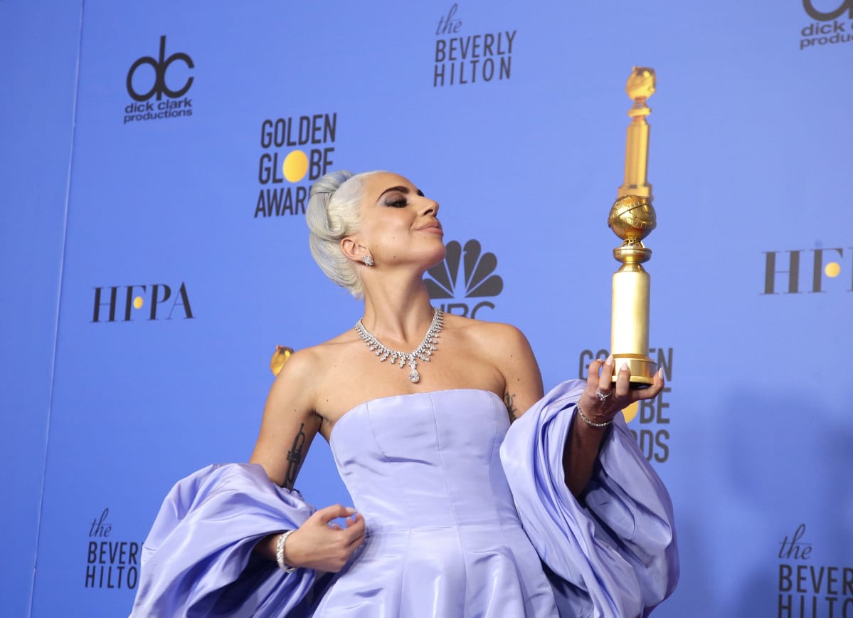 Lady Gaga jäi ilman palkintoa parhaan naispääosan kisassa, mutta sai palkinnon laulustaan Shallow parhaana alkuperäisenä musiikkikappaleena.