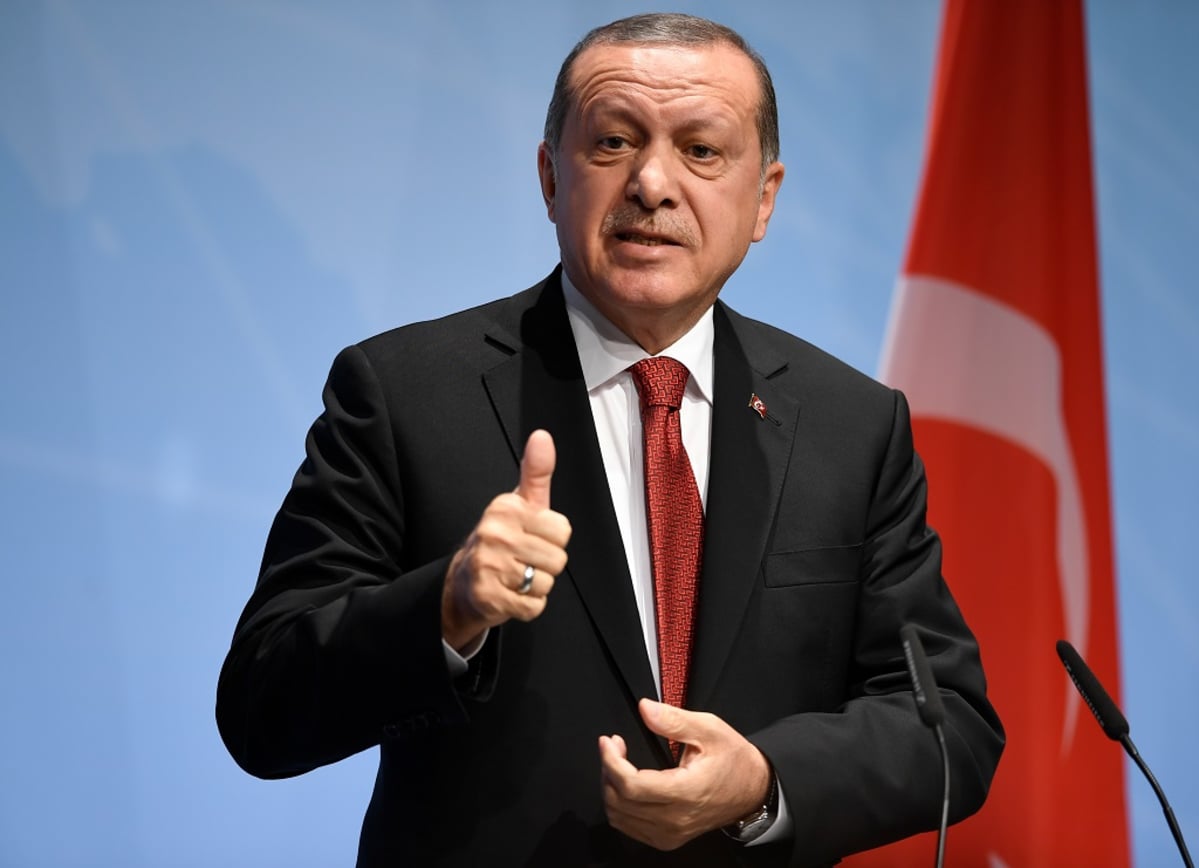 Turkin presidentti Recep Tayyip Erdogan.
