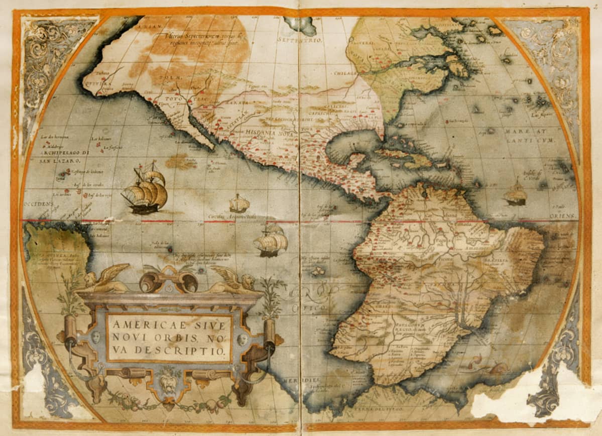 Alankomaalainen Abraham Ortelius (1527-1598) valmisti 1570 Antwerpenissä kartaston Theatrum Orbis Terrarum, jota on kutsuttu ensimmäiseksi uudenaikaiseksi kartastoksi maailmassa.