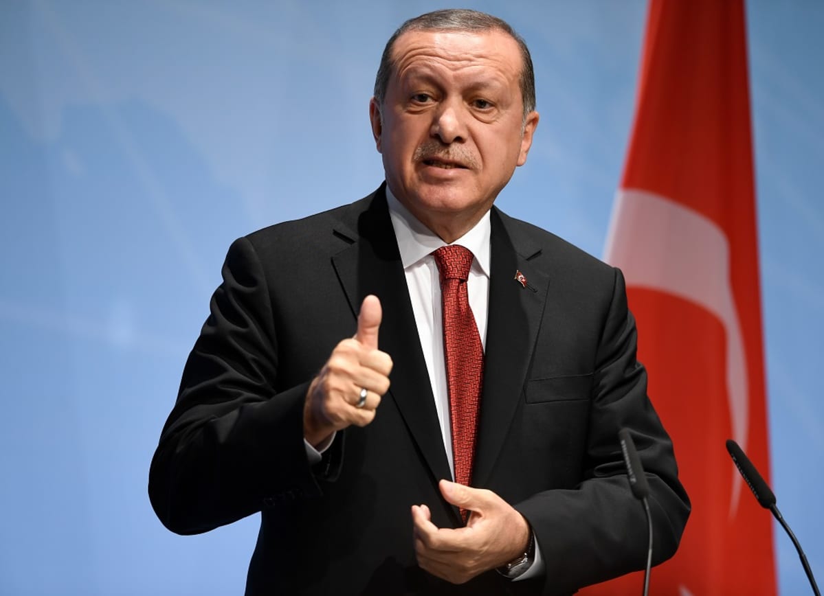 Turkin presidentti Recep Tayyip Erdogan.