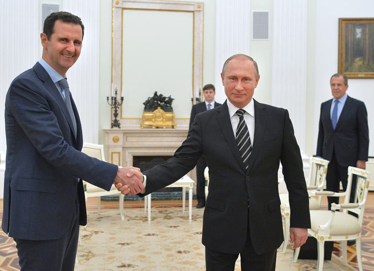 Bashar al-Assad ja Vladimir Putin.