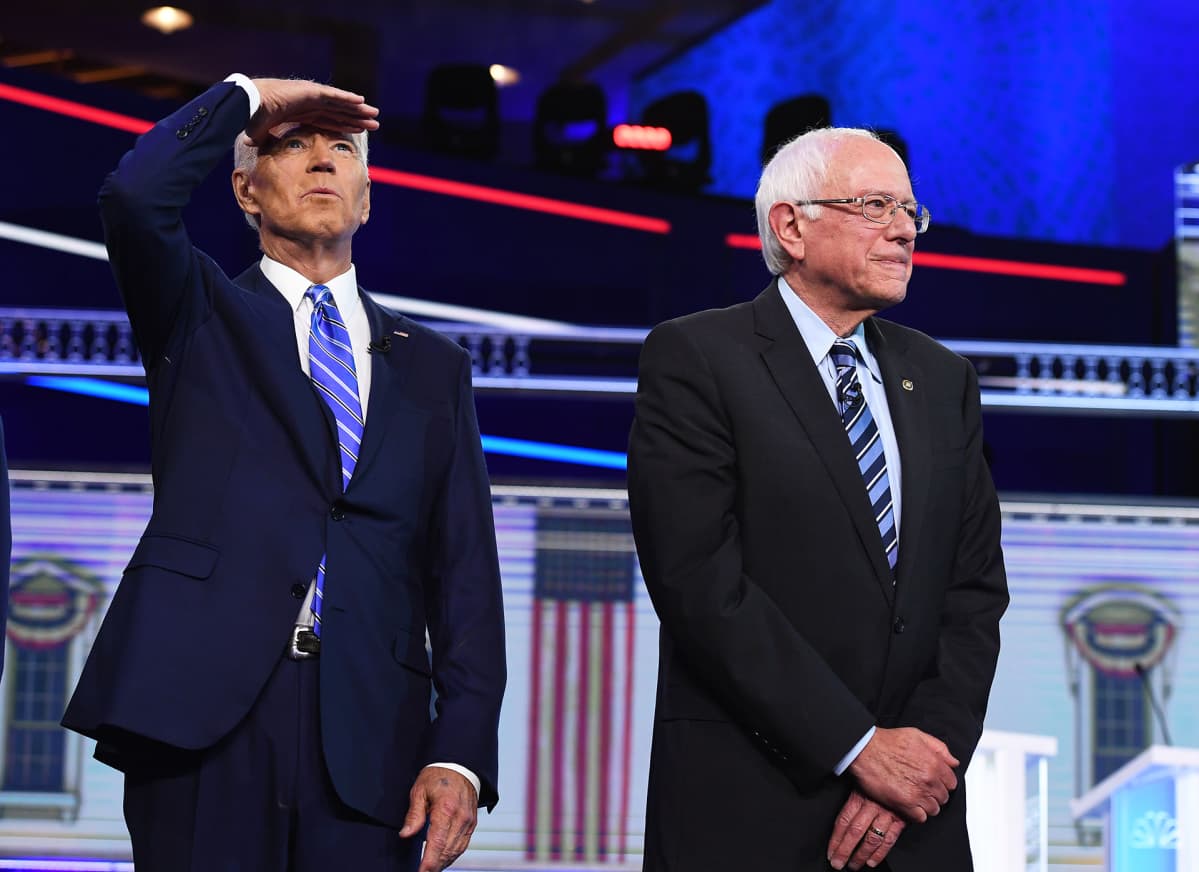 Joe Biden ja Bernie Sanders
