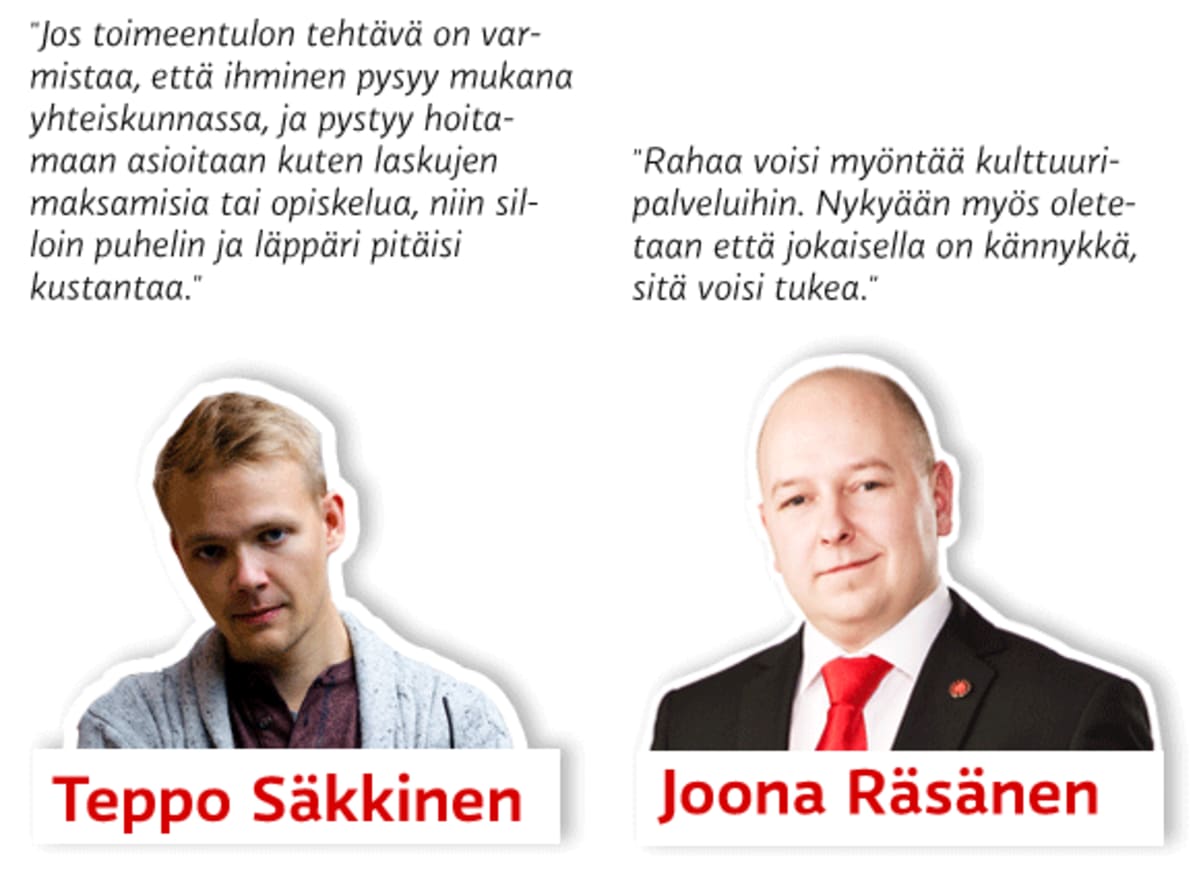 Teppo ja Joona.
