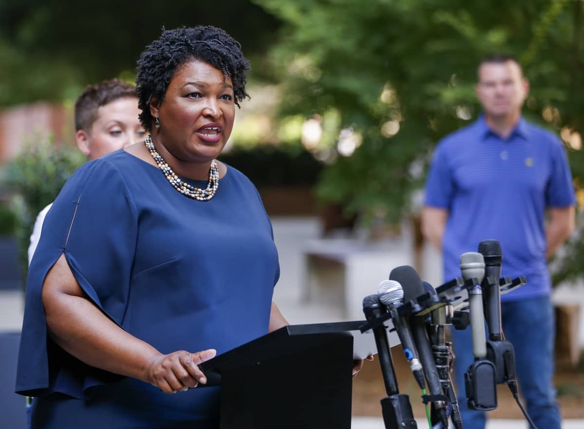 Stacey Abrams pyrkii Georgian kuvernööriksi.