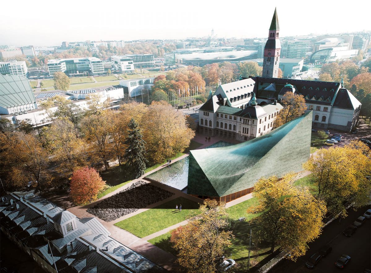 Kansallismuseon lisärakennusehdotus Kerkkä