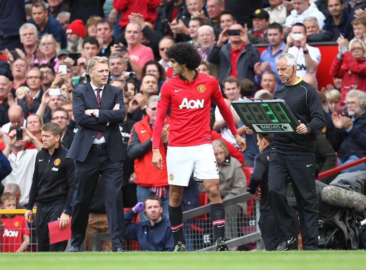 Moyes ja Fellaini.