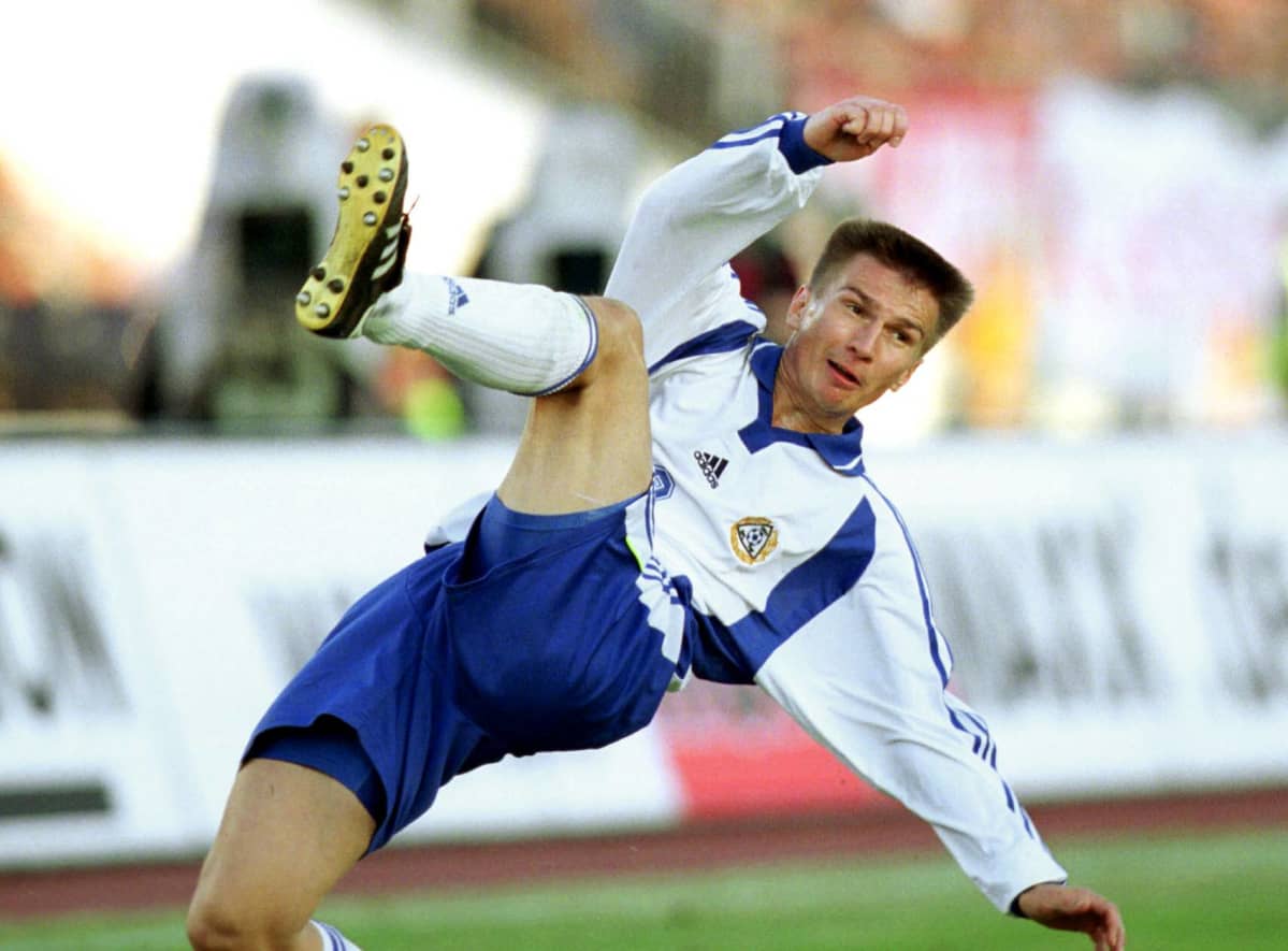 Ville Nylund pelasi urallaan 21 maaottelua.