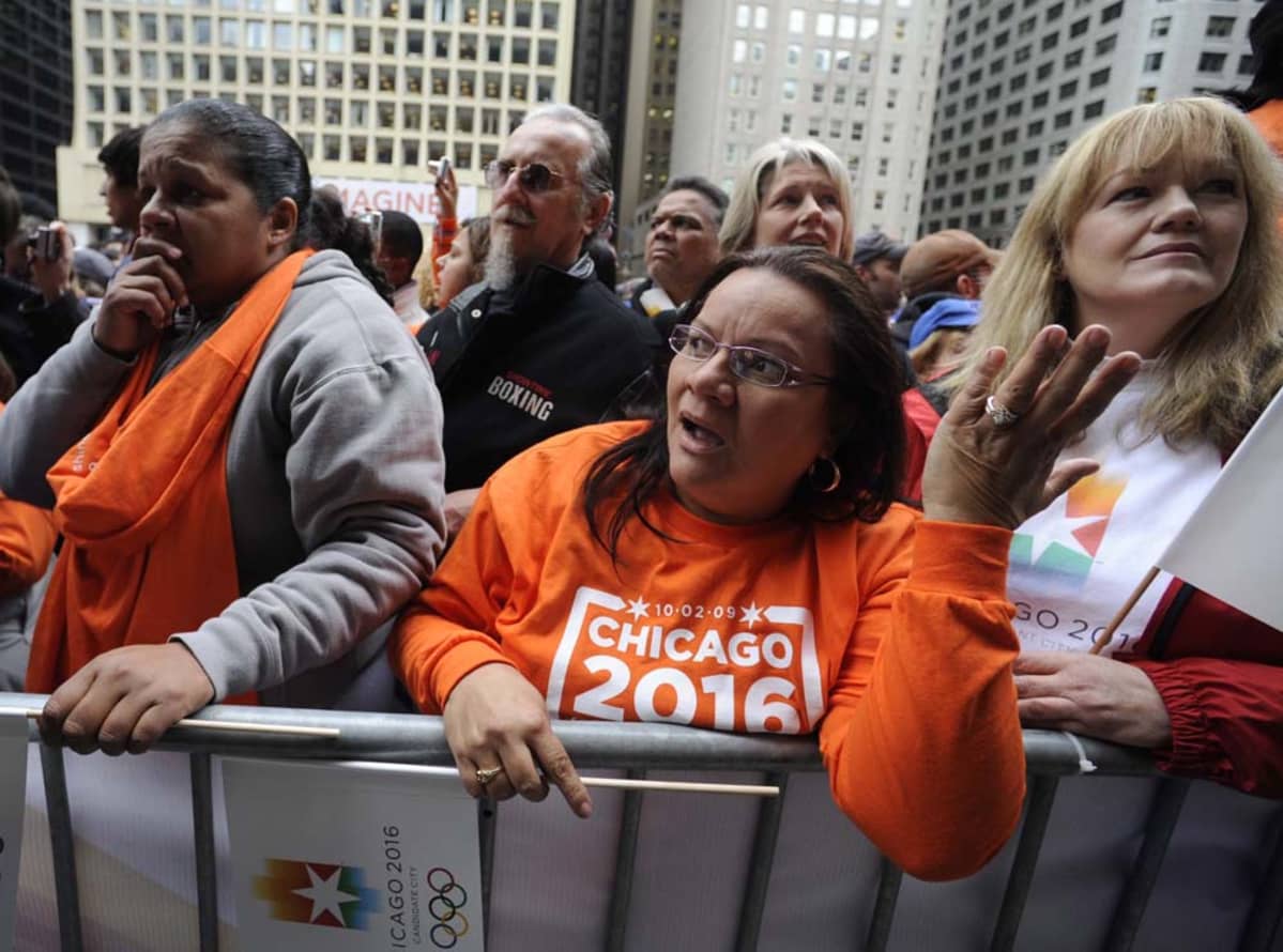 Chicagolaiset pettyivät olympiahaun tuloksista.