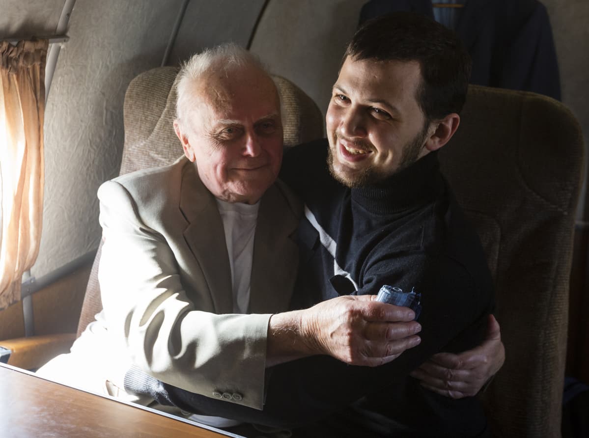 Juri Soloshenko ja Gennadi Afanasjevkoneessa.