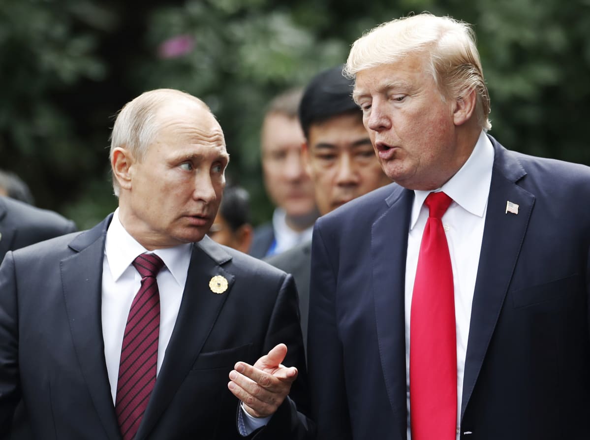 Vladimir Putin ja Donald J. Trump.
