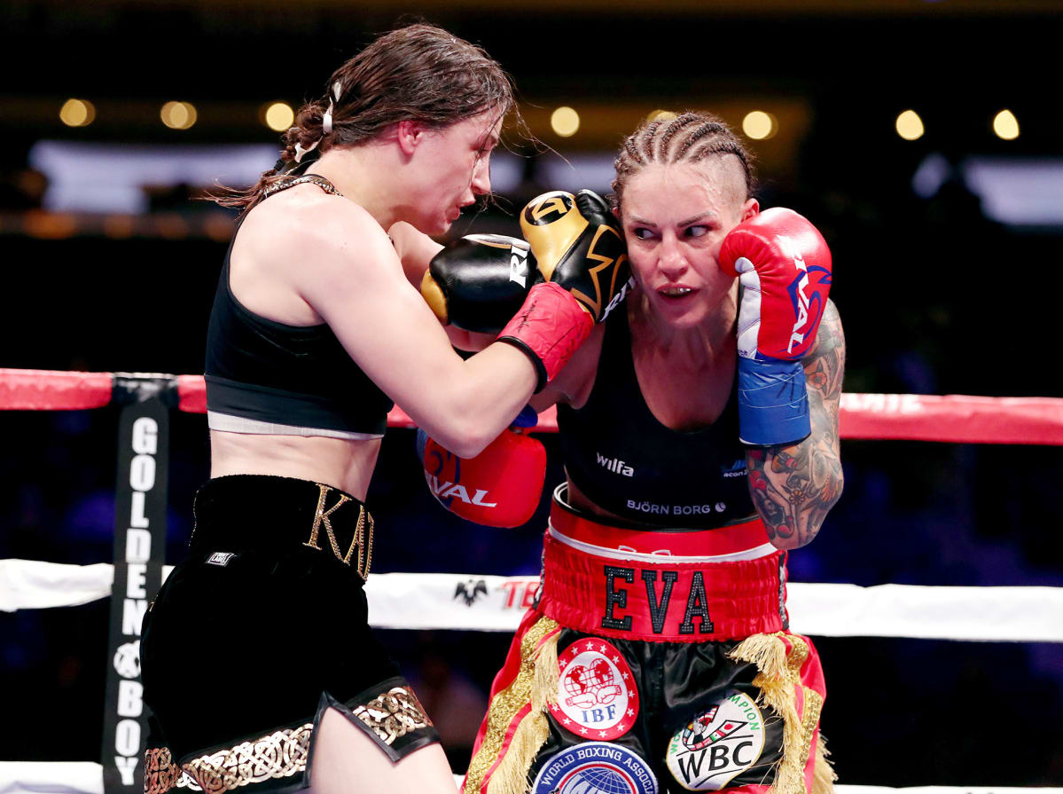 Katie Taylor ja Eva Wahlström ottelevat New Yorkissa.