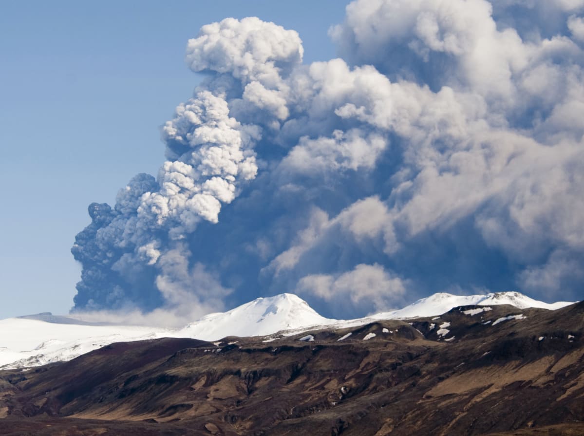 Vulkanen Eyjafjallajökulls utbrott år 2010
