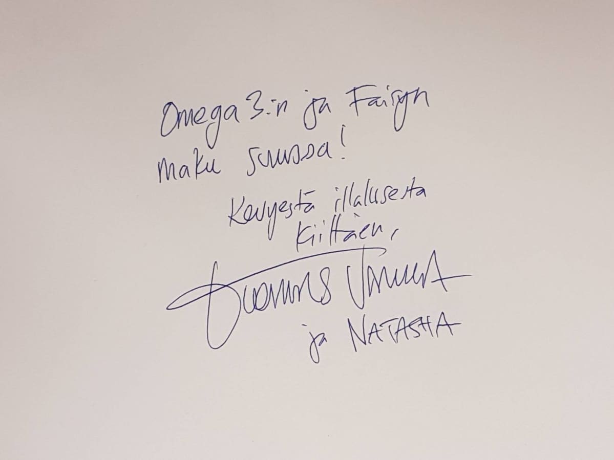 Tuomas Vimma P7 vieraskirja