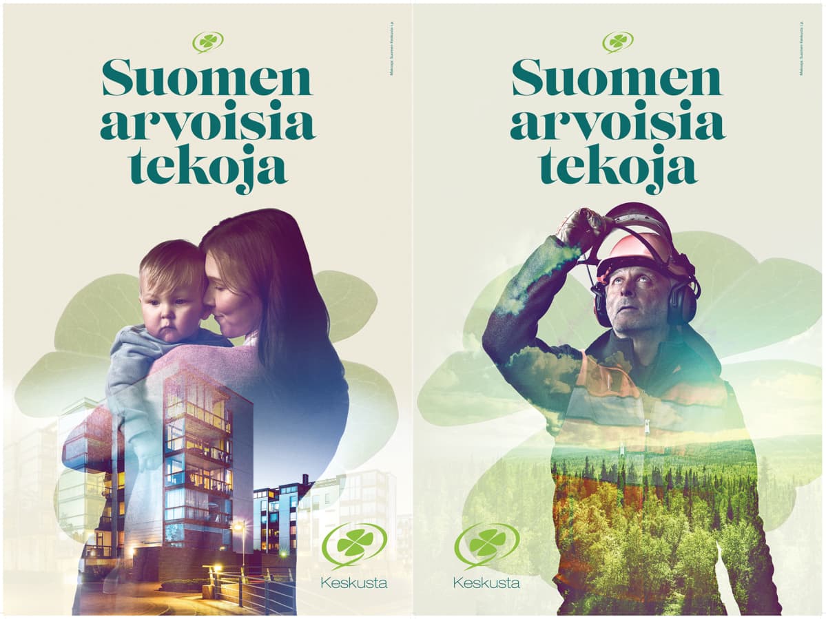 Keskusta vaalijulisteet