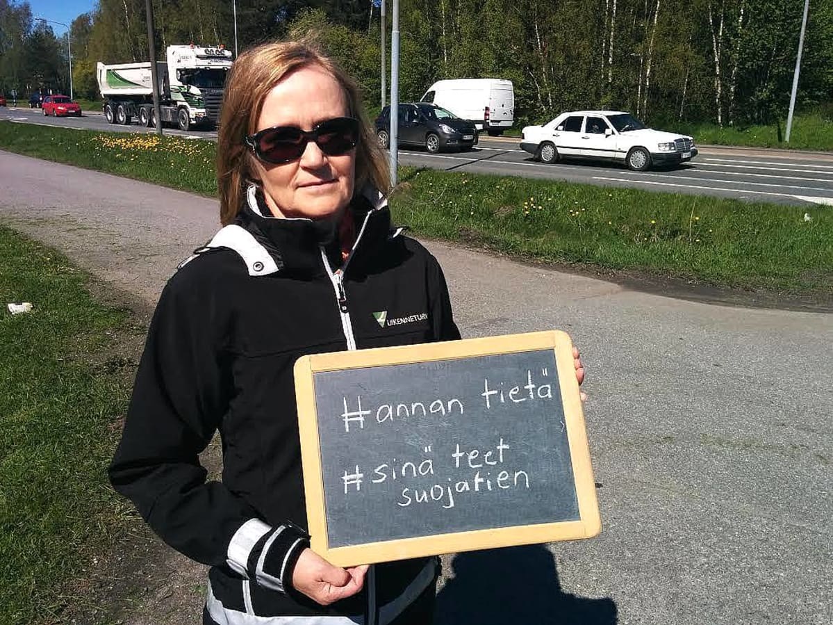 Yhteyspäällikkö Heli Lintamo, Liikenneturva