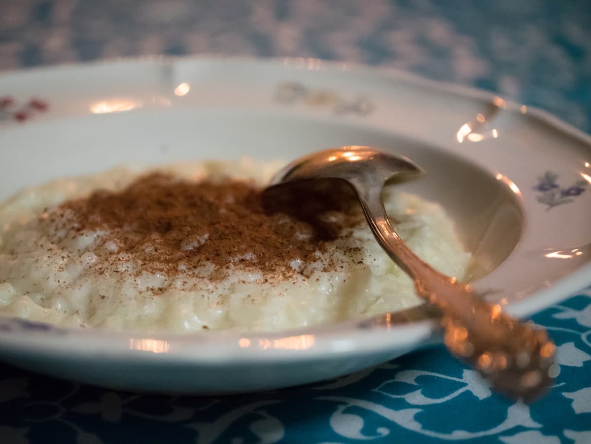 Riisipuuro.