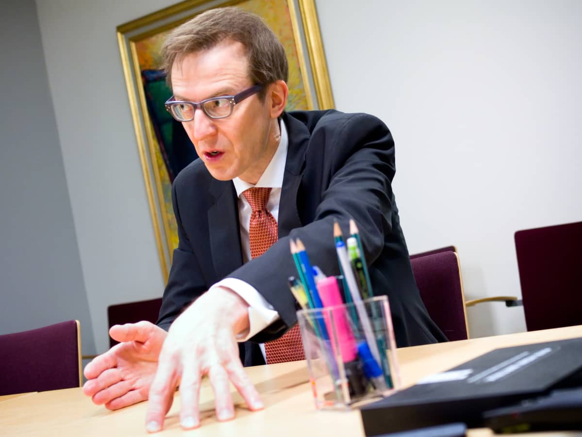 Suomen Pankin johtokunnan neuvonantaja Lauri Kajanoja.