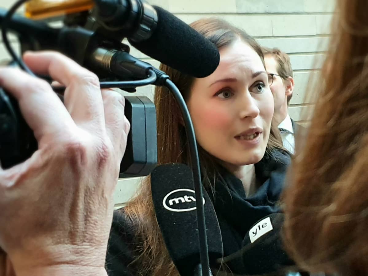 Statsminister Sanna Marin i Tallinn den 10 december 2020.
