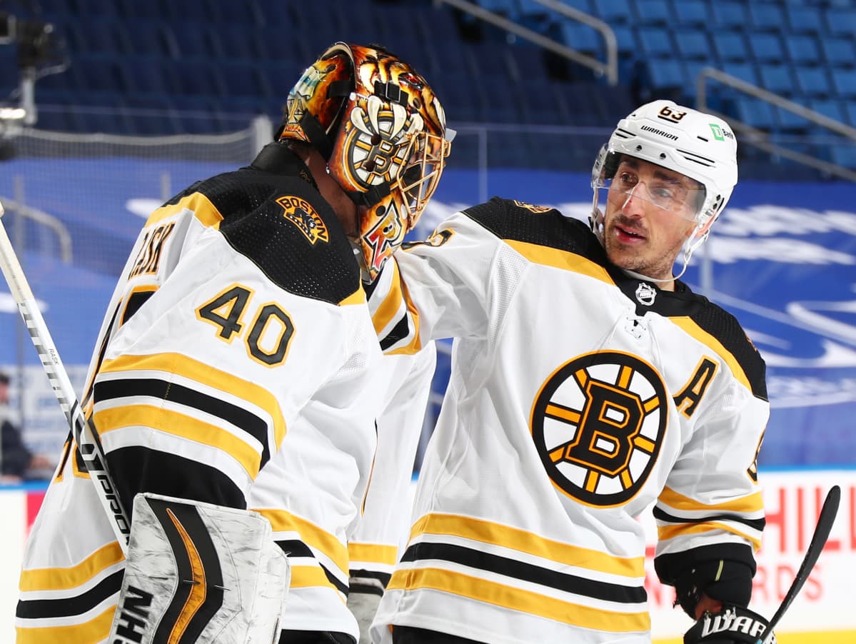 Tuukka Rask Brad Marchand