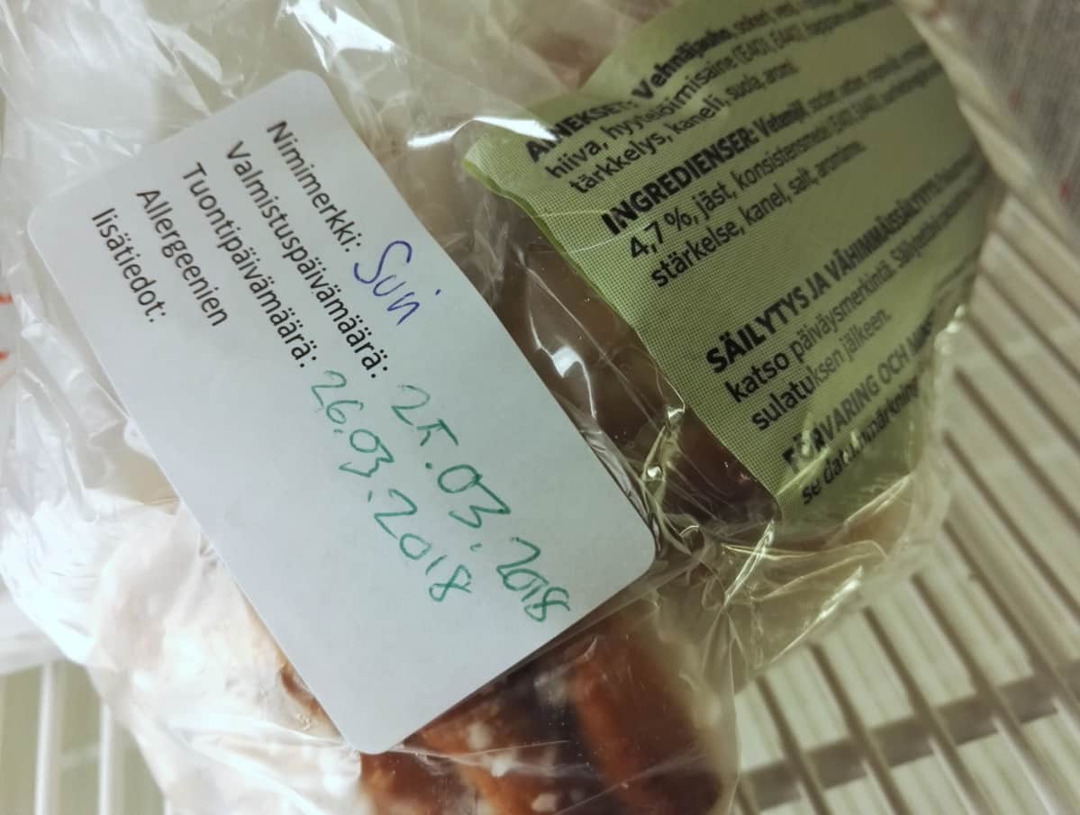 Hävikkiruokakaappi Kotkan Yhteisötalo Messissä