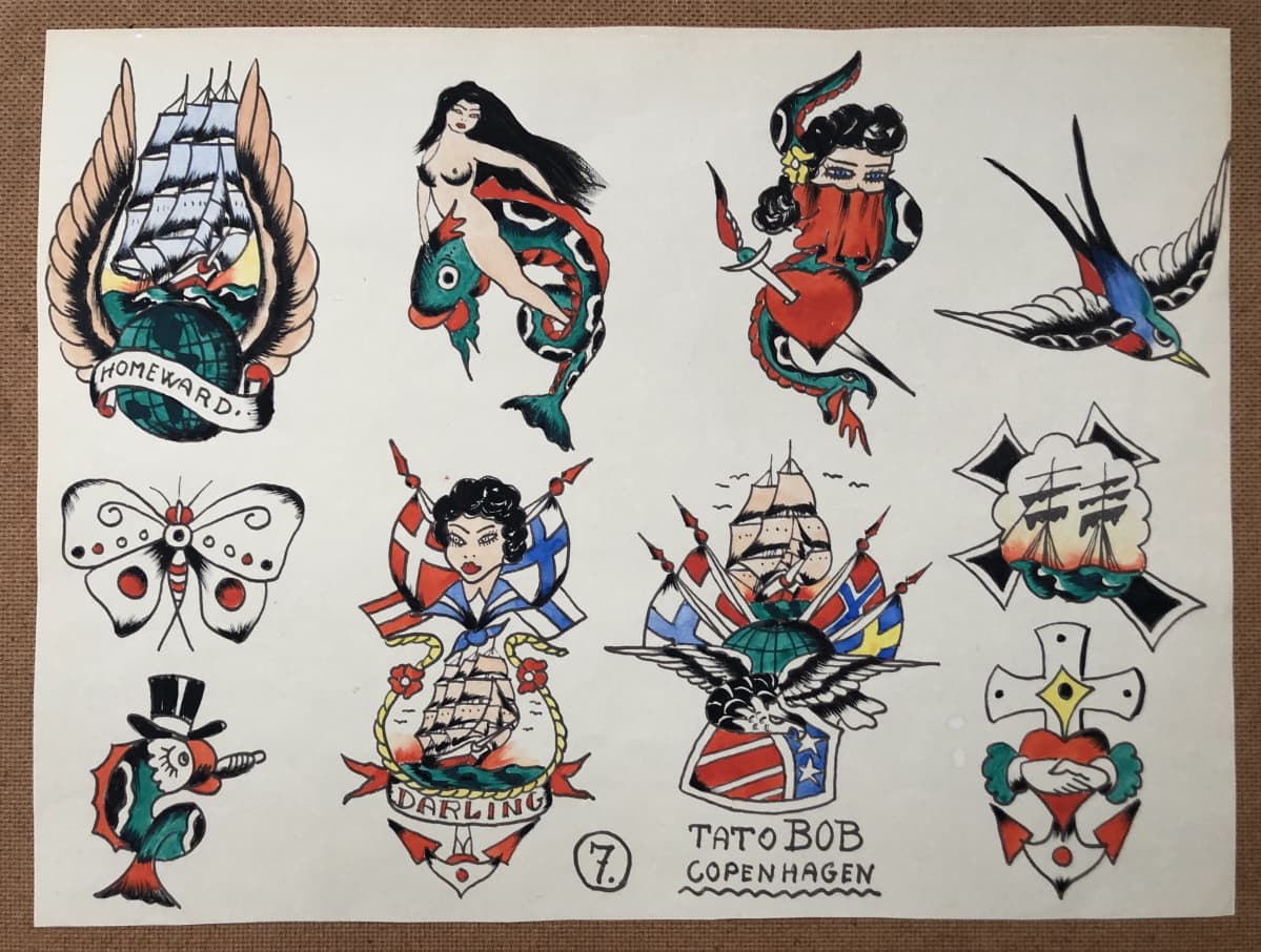 Flash-arkki, tatuoija Tato Bob