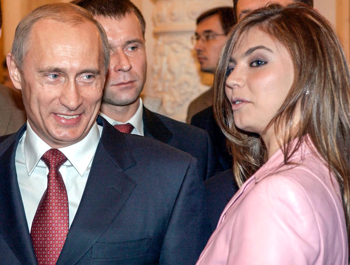 Alina Kabajeva ja Vladimir Putin