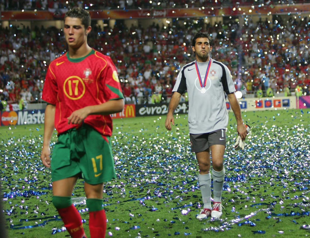 Cristiano Ronaldo 2004 Kreikka Portugali