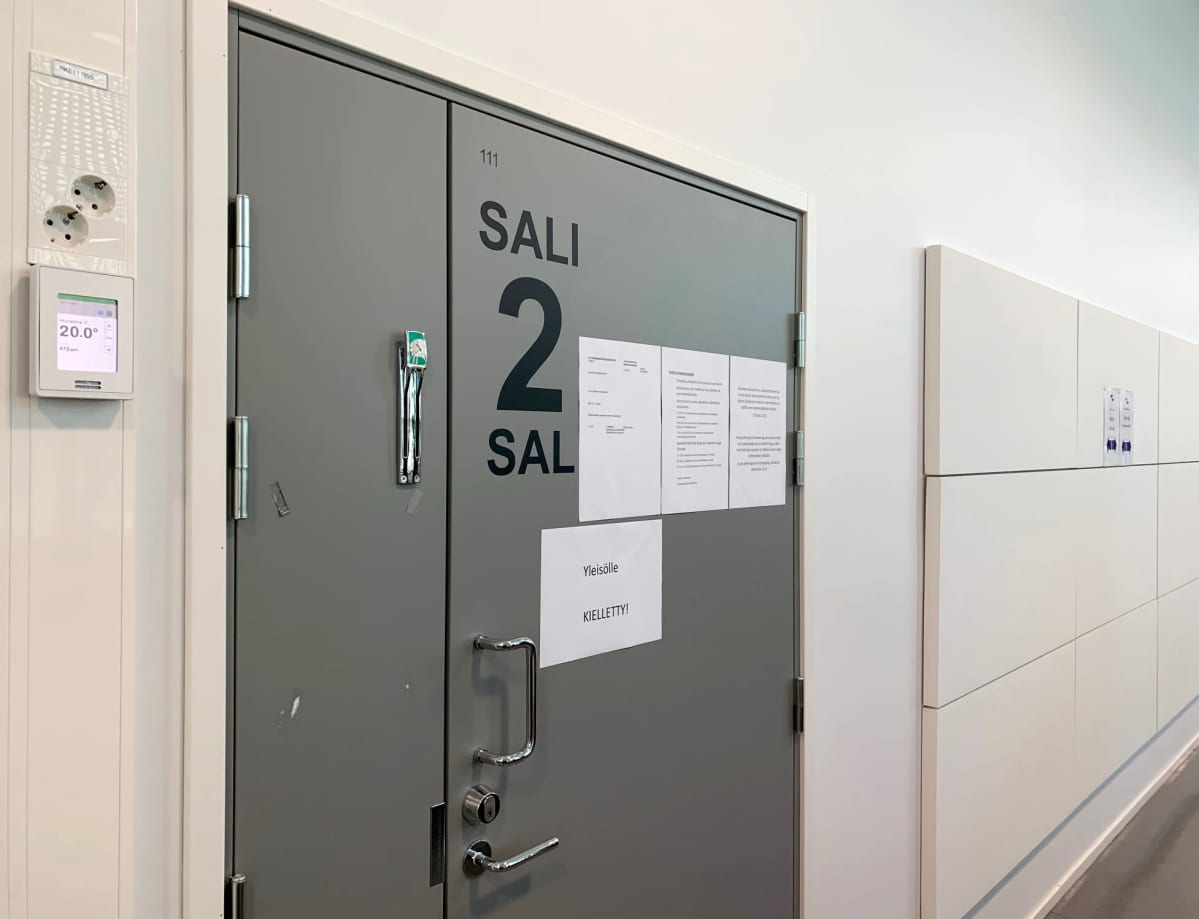 Itä-Uudenmaan käräjäoikeuden ovi.
