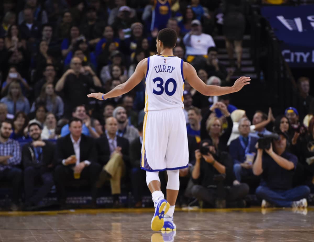 Golden Staten Stephen Curry.