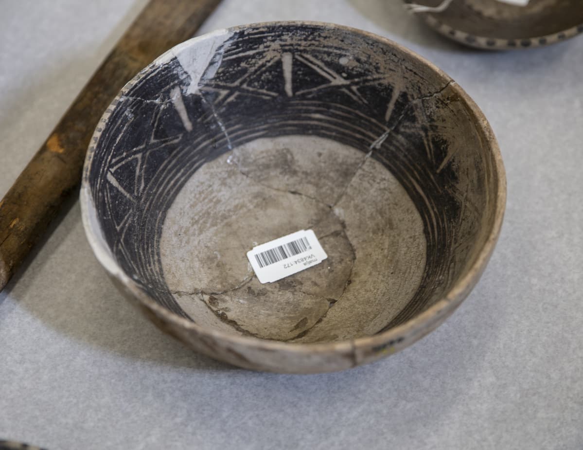 Mesa verde intiaanien esineitä, jotka palautetaan Yhdysvaltoihin.