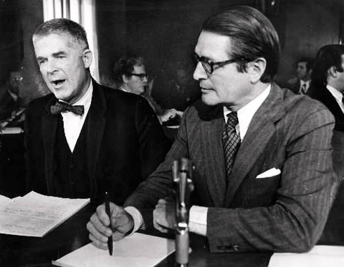 Archibald Cox ja Elliot Richardson