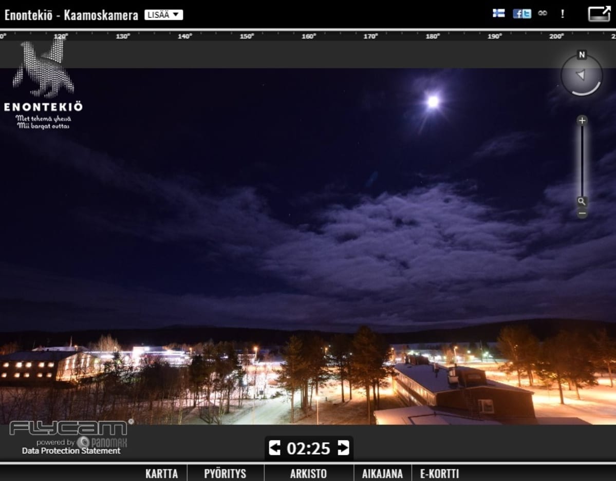 Enontekiön kaamoskamera – Polar Night Live