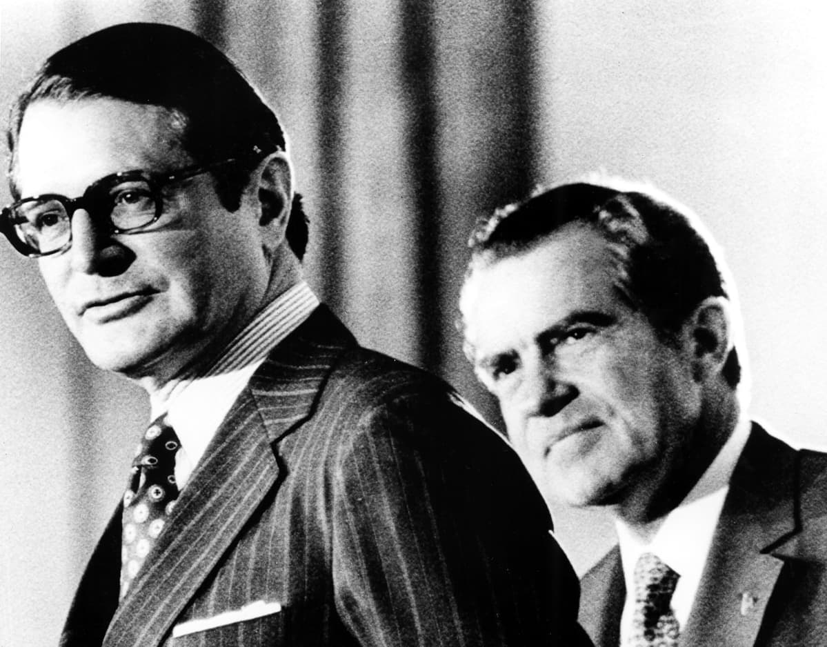 Elliot Richardson ja Richard Nixon