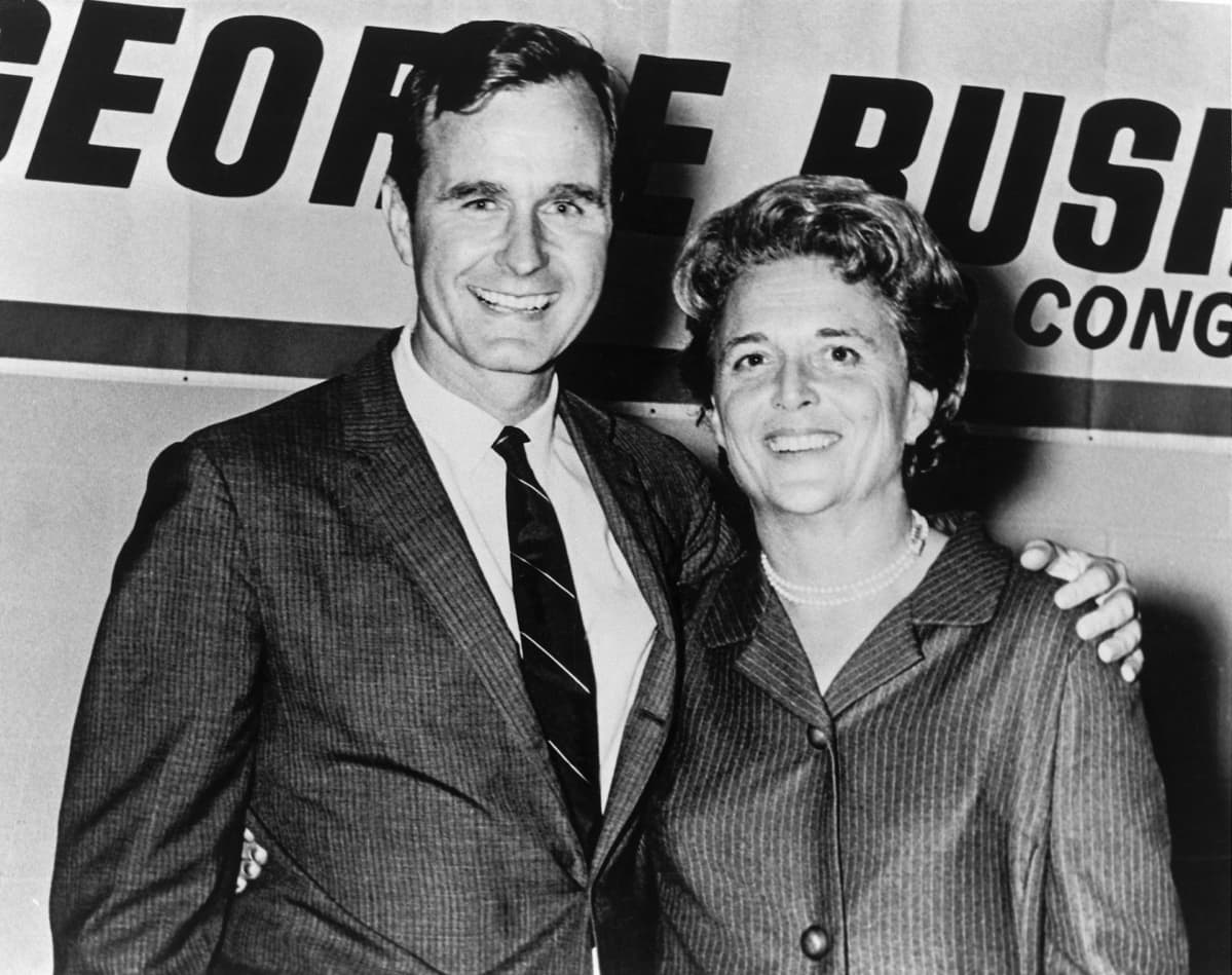 George ja Barbara Bush