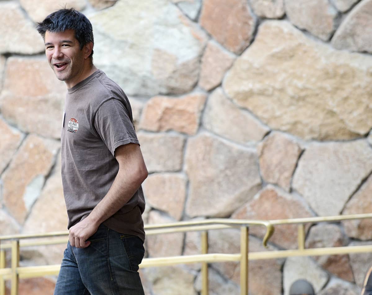 Uberin toimitusjohtaja Travis Kalanick Yhdysvalloissa vuonna 2012.