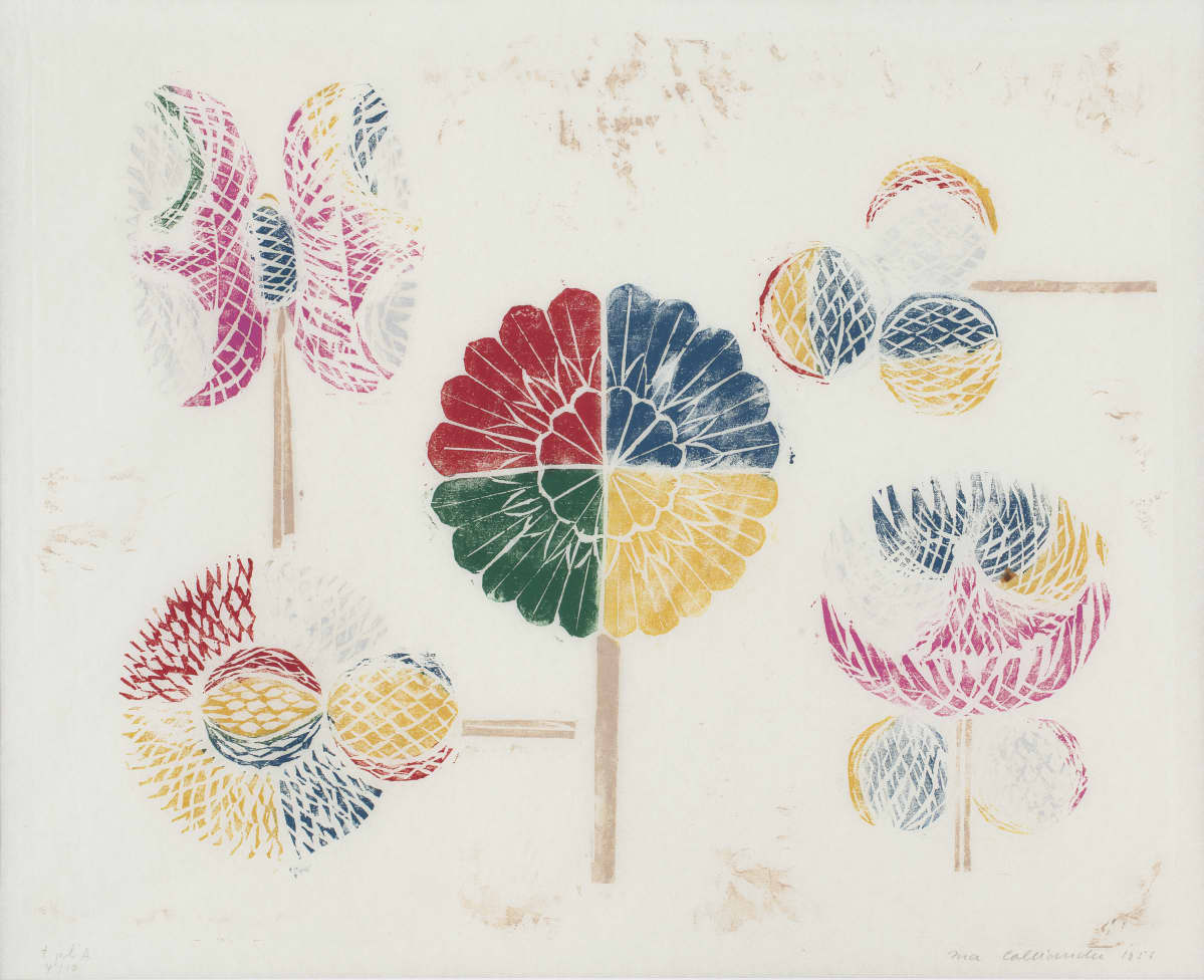 Ina Colliander: Kiinalaisia paperiruusuja (1956). Kokoelma Tuomo Seppo.