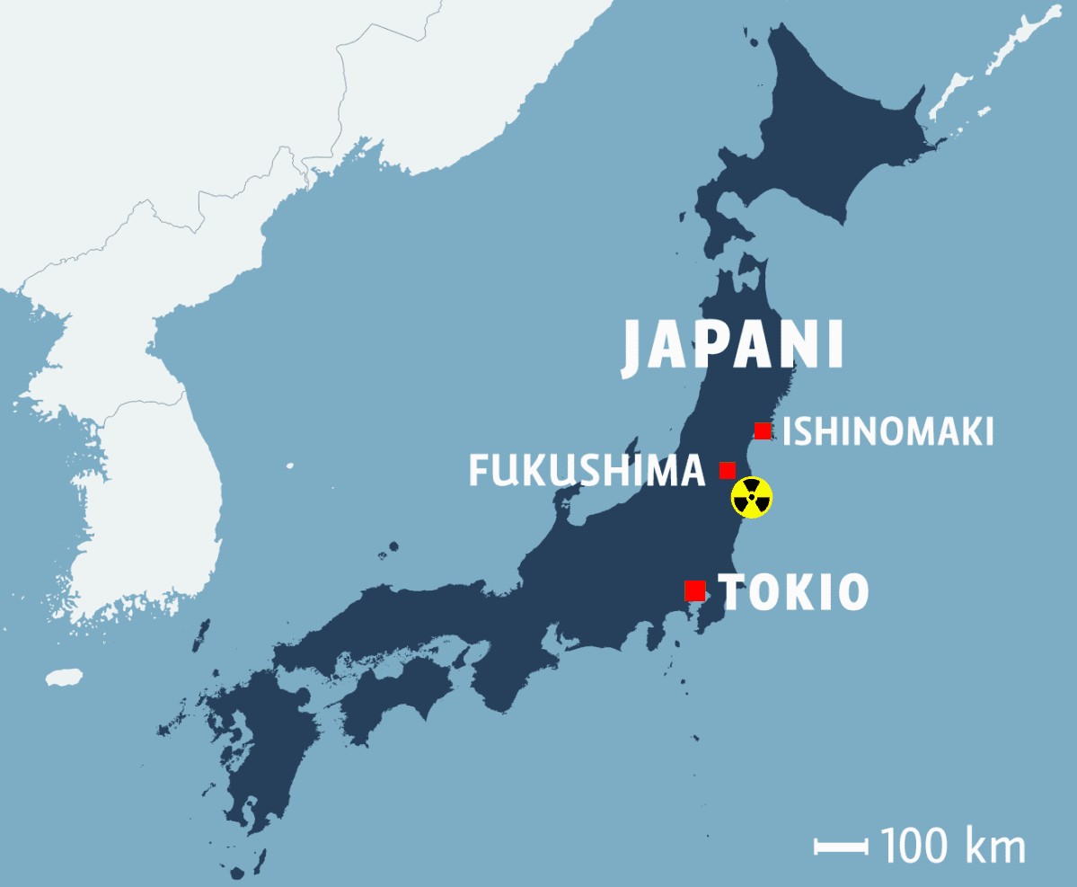 Japanin kartta.