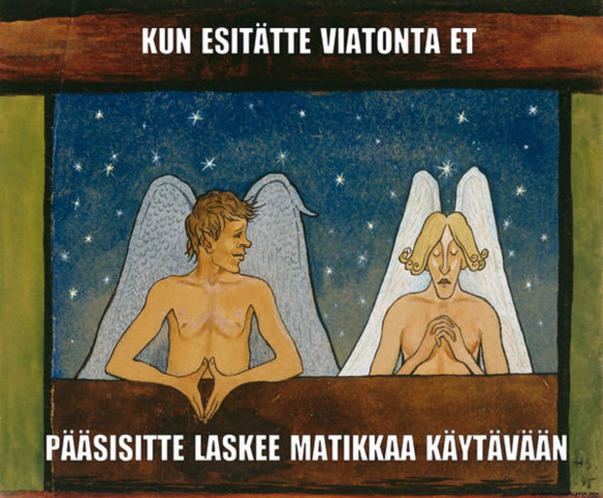Hugo Simberg: Hartaus, 1895.