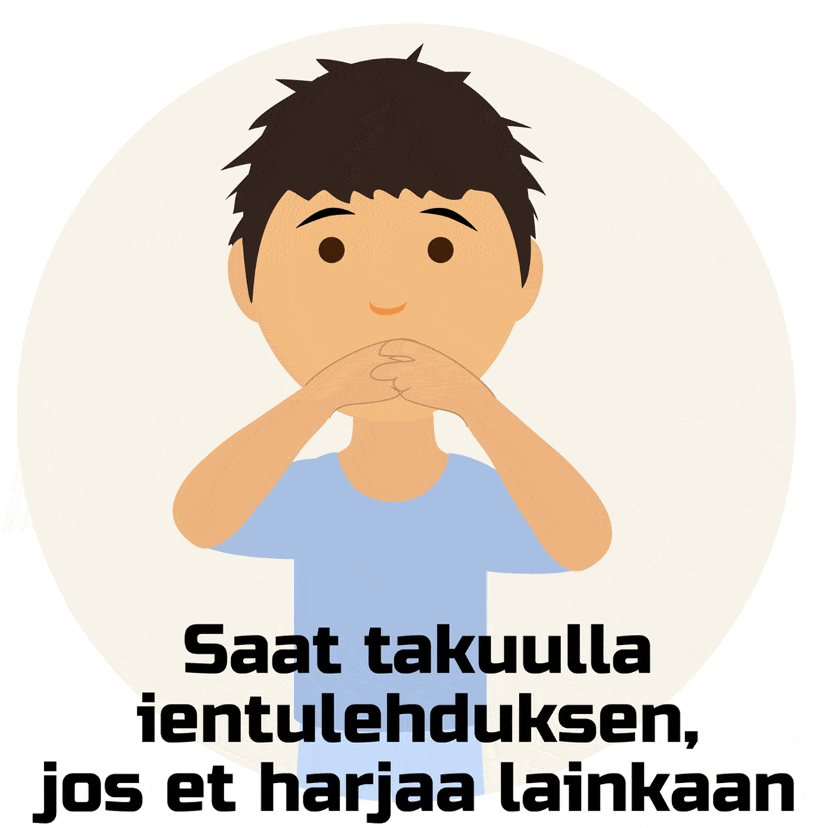 Saat takuulla ientulehduksen, jos et harjaa lainkaan -piirros