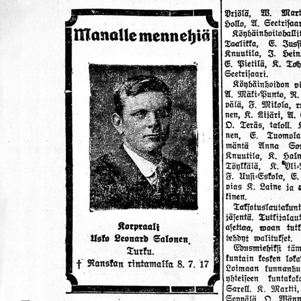 Kuolinilmoitus