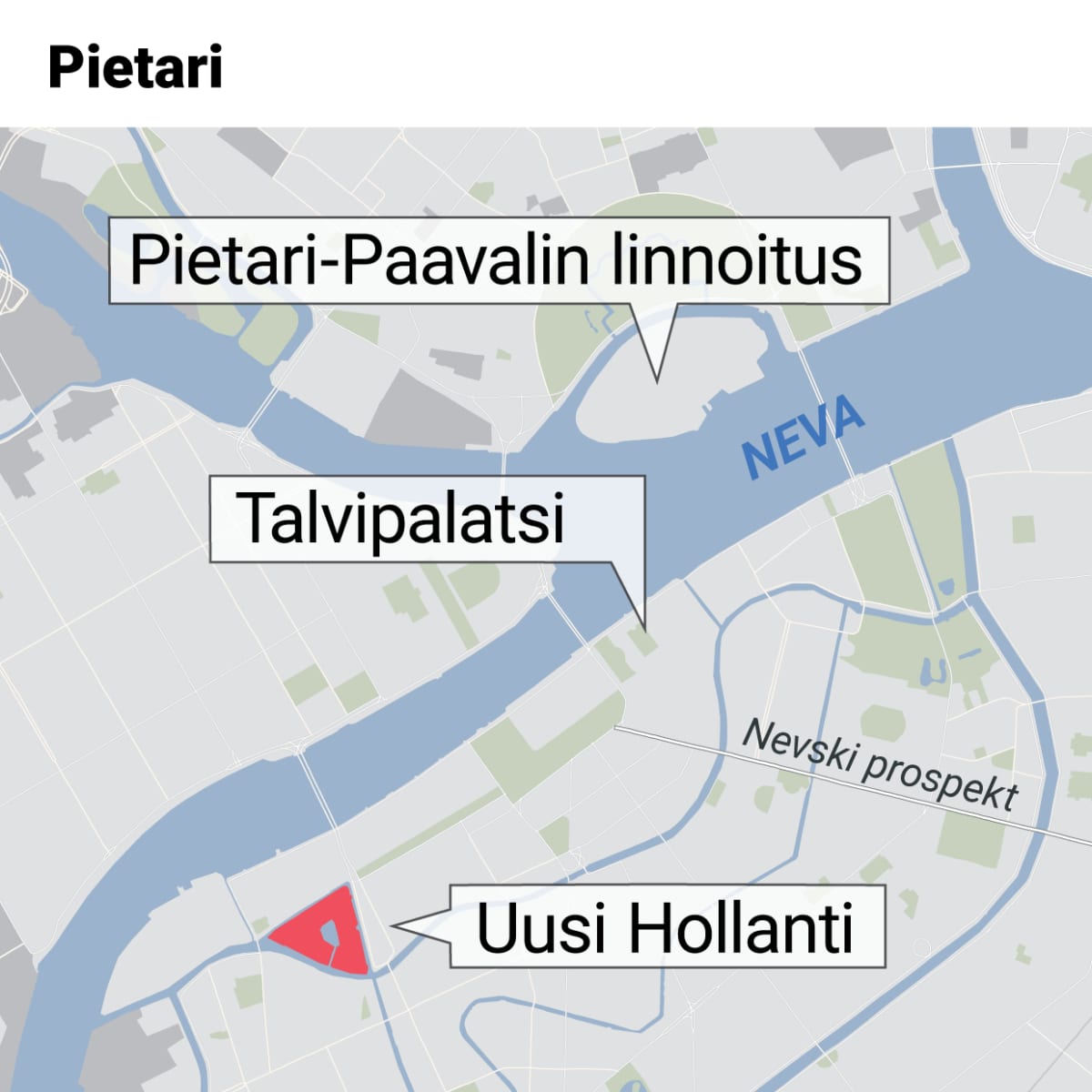 Kartta pietarista