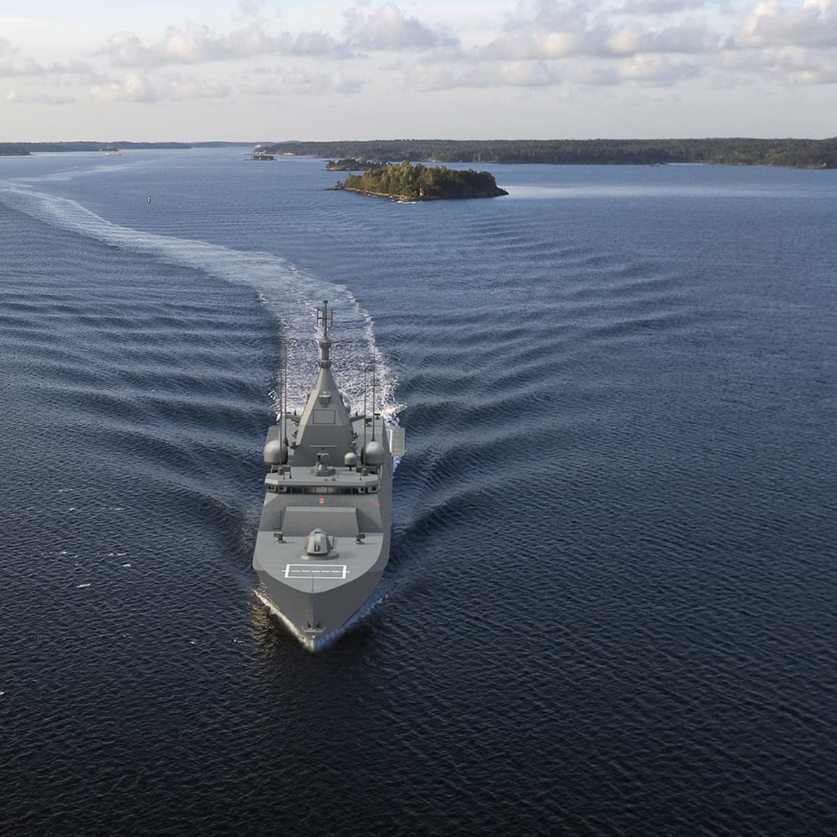 Pohjanmaa-luokan aluksen havainnekuva