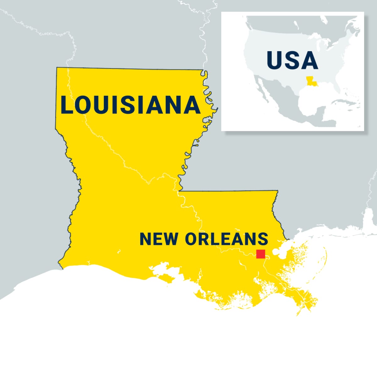 Louisianan osavaltio, New Orleans