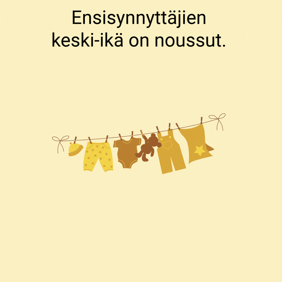 Ensisynnyttäjien keski-ikä on noussut.