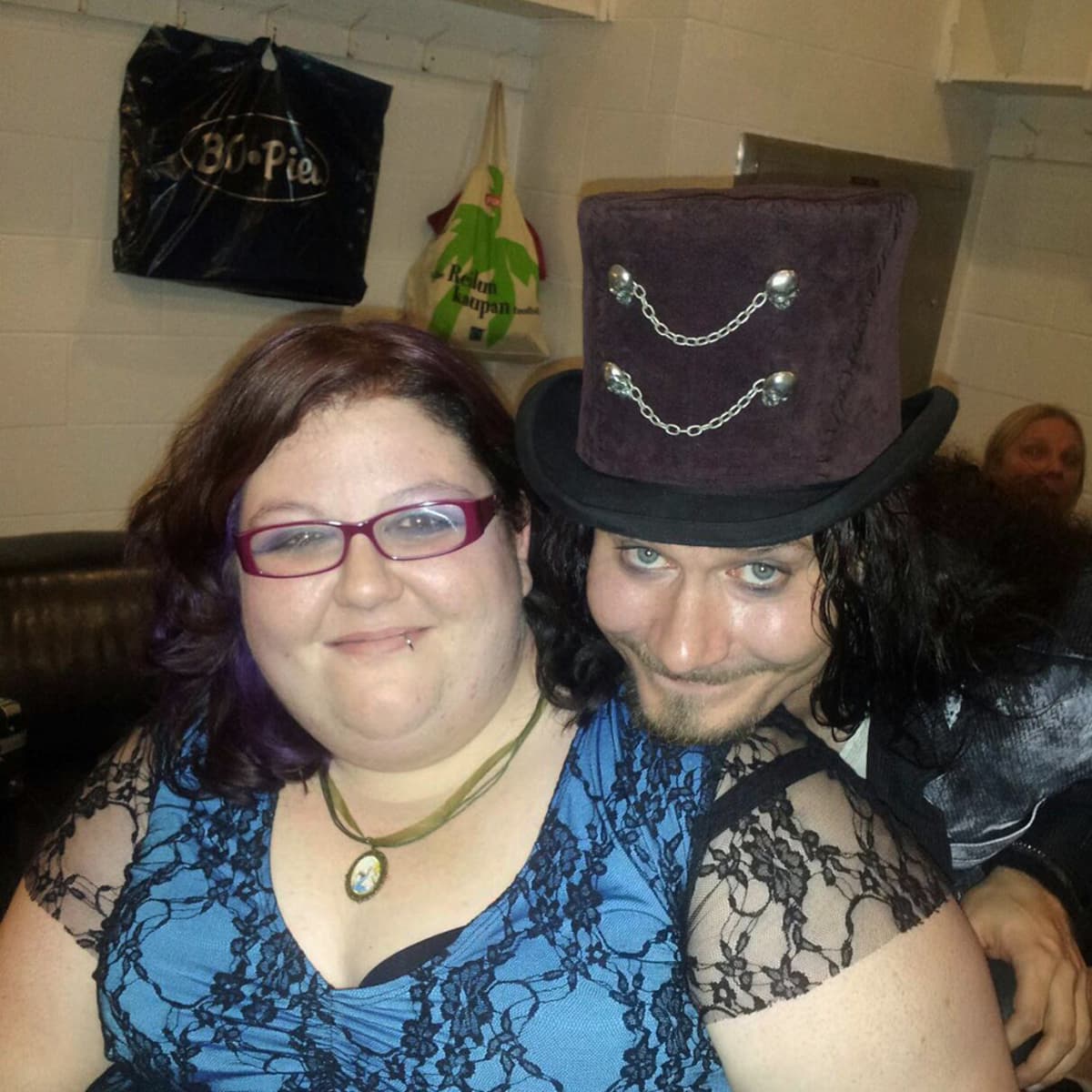 Bailey Coty ja Tuomas Holopainen.