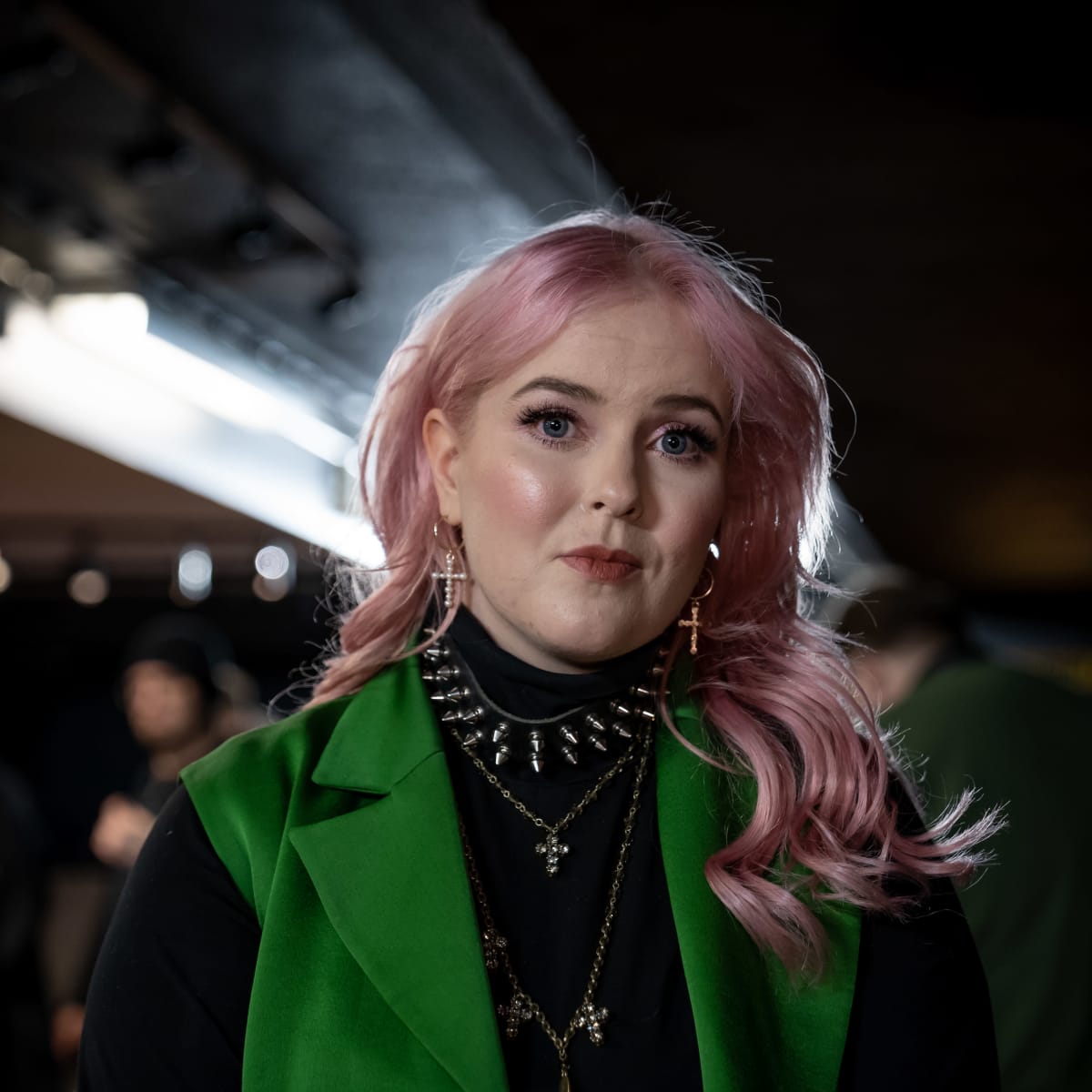 Laulaja-lauluntekijä Ellinoora, Emma Gaala pressitilaisuus, Helsinki, 12.12.2019.