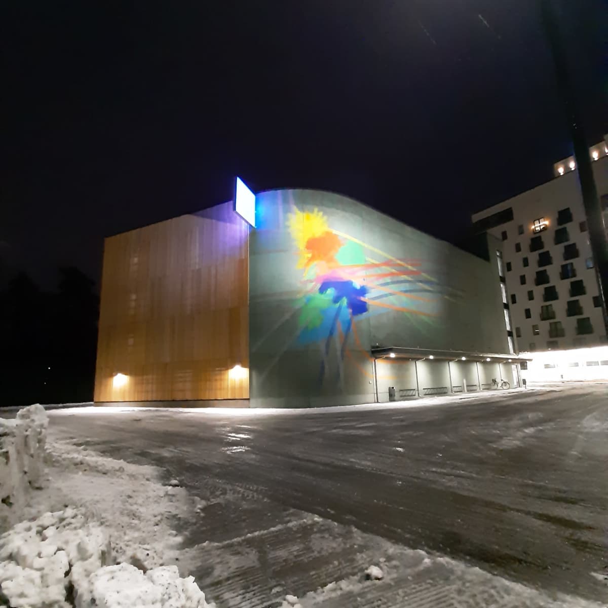 Pysköintitalo Kuohunparkki sijaitsee Kangasalan keskustassa