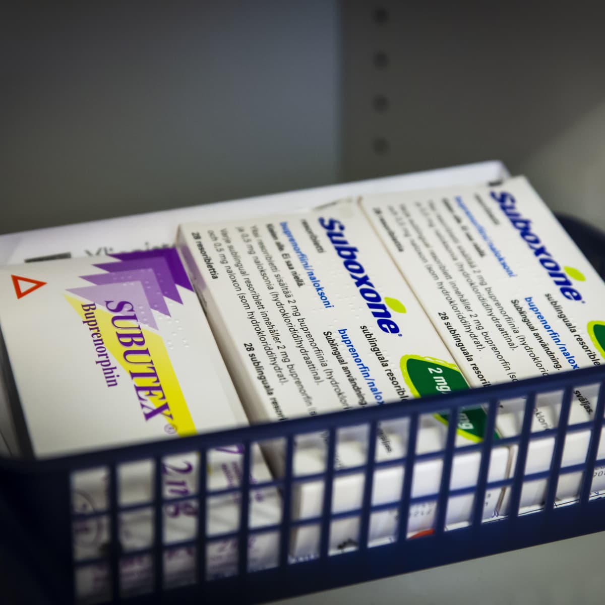 Subutex ja suboxone paketteja korvaushoitopoliklinikalla