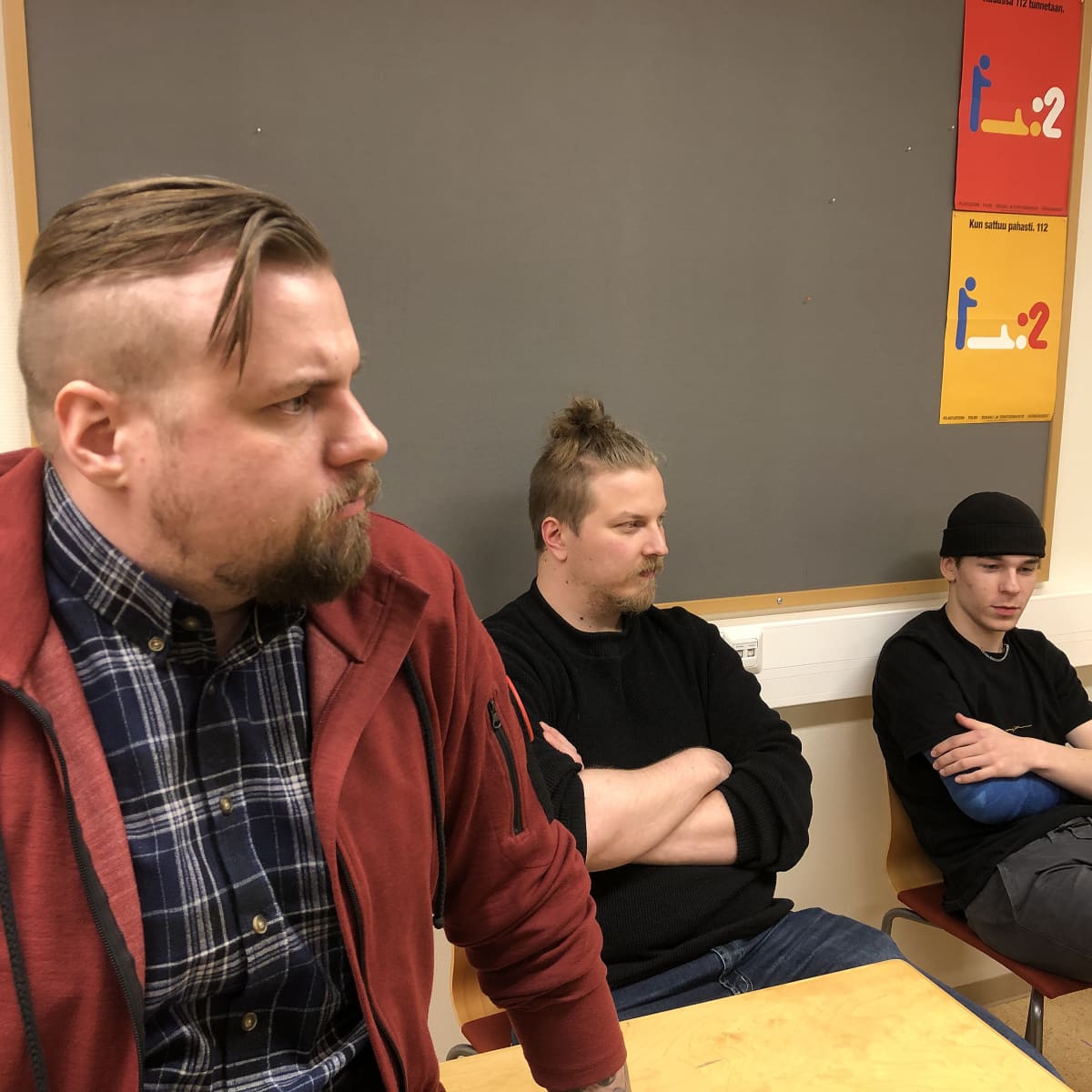 Kuvassa Petter Lillhonga, Esko Tynkkynen ja Nico Renlund